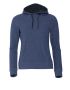 Classic Hoody Women Blue Melange