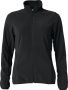 Basic Micro Fleece Jacket Women Black