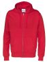 Full Zip Hood Man Red