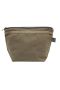 Canvas Toilet Case Dark Olive