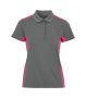 Madrid Piquet Woman Grey/Neon Pink