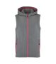 Zamora Hooded Vest Man Grey