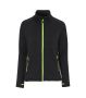 Barcelona Full Zip Woman Black