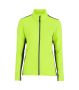Evora Full Zip Woman Neon Yellow/Grey