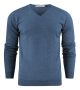 Westmore merino pullover Petrol Melange