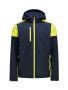 Prime Softshell navy-neon yellow