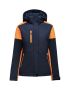 Prime Padded Softshell Lady navy-neon orange