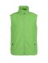 Sideflip fleece vest Lime
