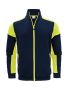Prime Sweatshirt Jkt navy-neon yellow