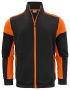 Prime Sweatshirt Jkt Black/Orange
