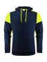 Prime Hoodie navy-neon yellow