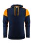 Prime Hoodie navy-neon orange