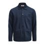 Patch Pocket Overshirt Unisex Navy