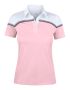 Sebeck polo Ladies Pink/White