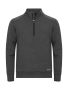 Pemberton Half Zip Men Anthracite Melange