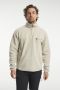 Yoke Half Zip Men Beige