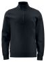 2128 SWEATSHIRT ½ ZIP Black