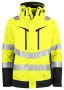 6445 Funksjonsjakke 3-i-1 EN ISO 20471 Kl 3/2 Yellow/Black