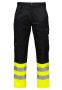 6507 Servicebukse EN ISO 20471 Kl 1 Yellow/Black