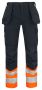 6534 Arbeidsbukse EN ISO 20471 Kl 1 Orange/Black