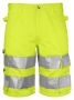 6536 Serviceshorts EN ISO 20471 Kl 2/1 Yellow/Black