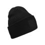Deep Cuffed Tonal Patch Beanie Sort