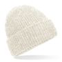 Cosy Ribbed Beanie Beige