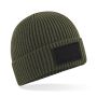 Fashion Patch Beanie Military Green/Black