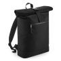 Recycled RollTop Backpack Svart