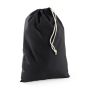 Cotton Stuff Bag Svart