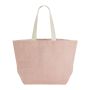 Soft washed jute beach bag Blossom