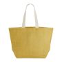 Soft washed jute beach bag