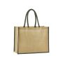 Natural starched jute classic shopper