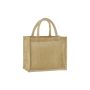 Natural starched jute midi tote Natural