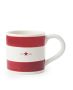 Earthenware Mug Offwhite/Red