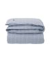 Hotel Light Flannel Duvet Blue/White Check