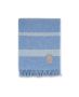 Hotel Wool Throw Blue (LX)/White