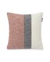 Vertical Striped Cotton Pillow Cover Copper/Gray