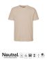 Unisex Regular T-skjorte Beige