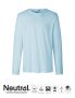 Herre T-skjorte med lange ermer Lyseblå