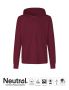 Unisex Jersey Hettejakke bordeaux