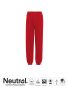 Unisex Sweatpants w. Elastic Cuff red