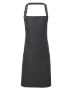 Denim Bib Apron Svart