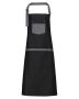 Domain Contrast Bib Apron One Size