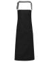 District Wax Bib Apron Svart