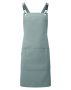 Cross-Back Clip Bib Apron Dark Grey
