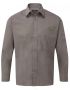 Men's Poplin L/S Dark Grey