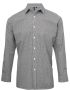 Men's Gingham L/S Svart