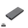 Aluminium 18W 10 000 mAh PD-powerbank Svart