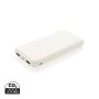 Kompakt 10.000 mAh powerbank Hvit